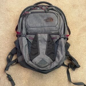 The North Face TNF Backpack- Heather Grey